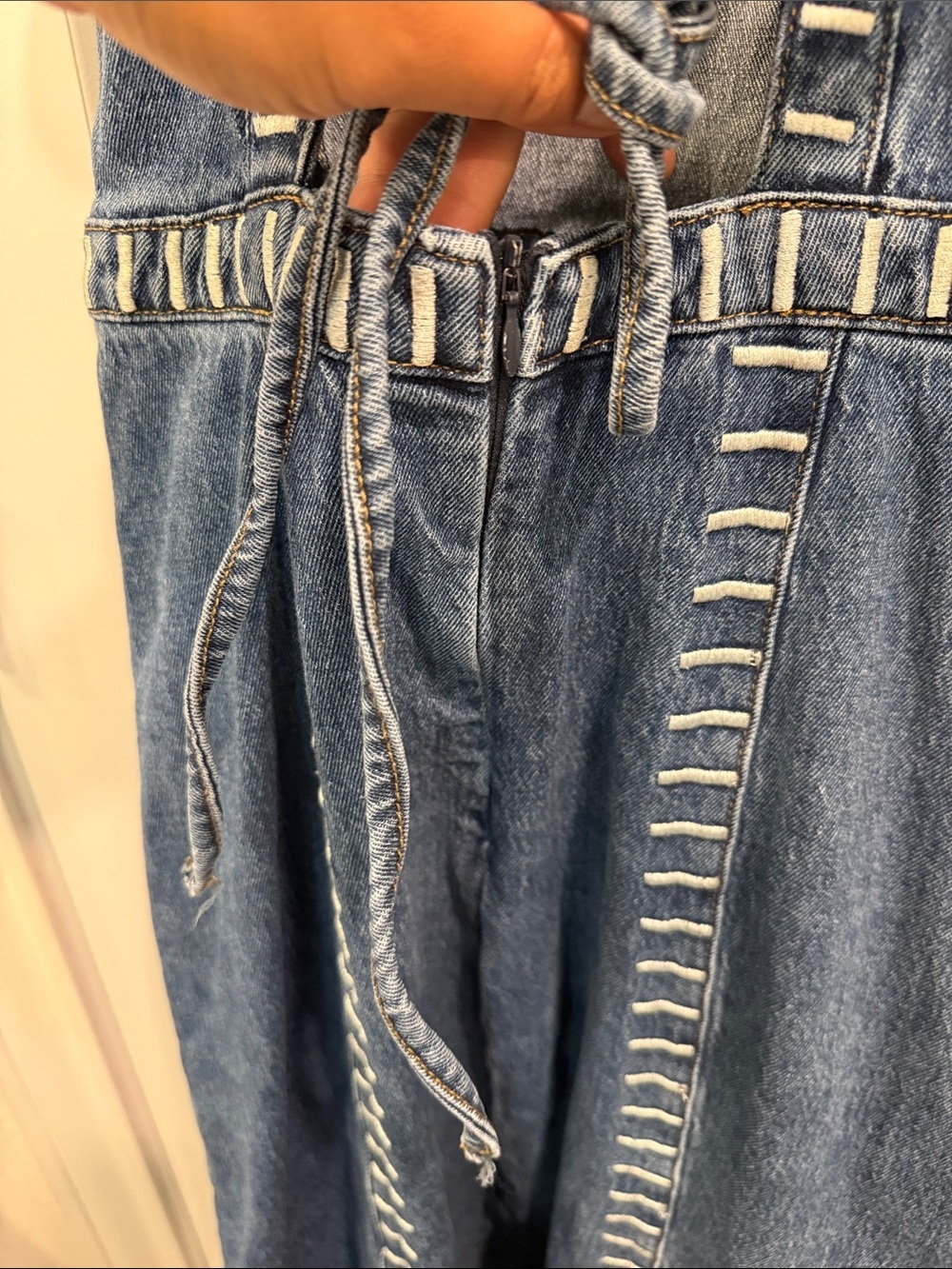 Anthropologie Ella Denim Dress by Seventy + Mochi - Picture 15 of 17